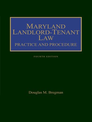 cover image of Maryland Landlord-Tenant